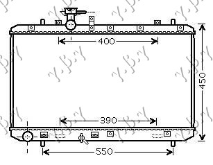 РАДИАТОР 1,5I-1,6i 16V VVTI (71×37,5)