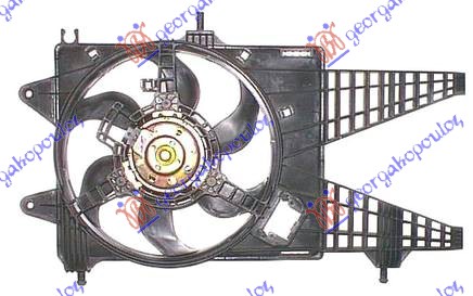 ВЕНТИЛАТОР РАДИАТОР КОМПЛЕКТ 1,3 MULTIJET +/-A/C