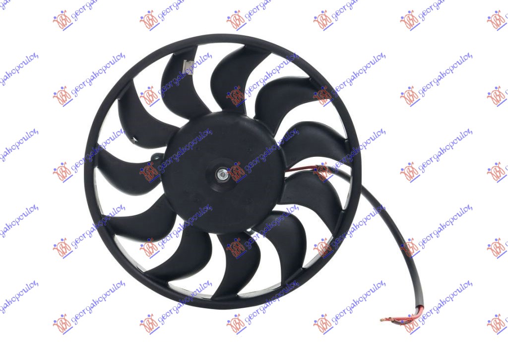 ВЕНТИЛАТОР КЛИМАТИК БЕНЗИН / ДИЗЕЛ (280mm) (300W)