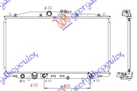 РАДИАТОР 2,0i 16V +/-AC (37,5*71,3) А/Т