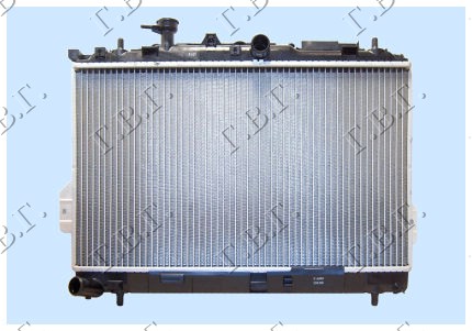 РАДИАТОР 1.6-1.8 16V +/-A/C (36×62.4)