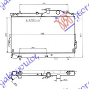 РАДИАТОР 1,5 CRDi +/-AC (36×62,4)