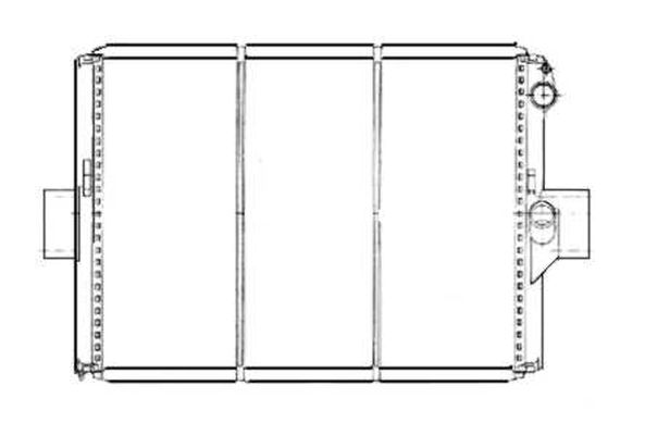 РАДИАТОР 2,5D-TDi -AC (63,8*45*36)