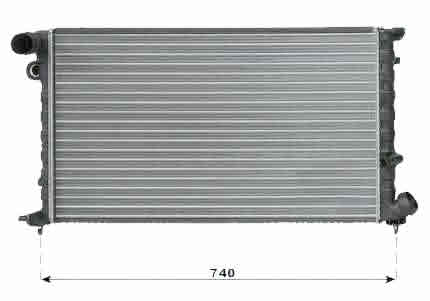 РАДИАТОР 1,8-1,9 БЕНЗИН/ДИЗЕЛ (67×38) (VALEO)