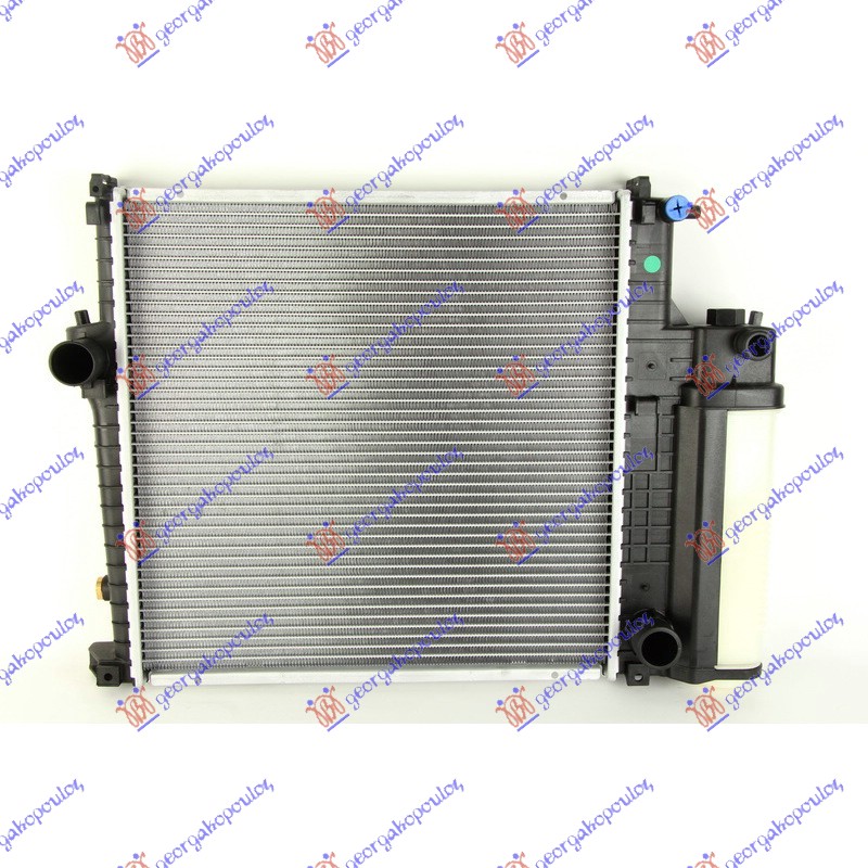 РАДИАТОР 1,6-1,8-2,0cc +A/C (44×44)