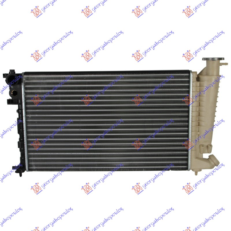 РАДИАТОР 1.1-1.4cc(61×38) +A/C 730630