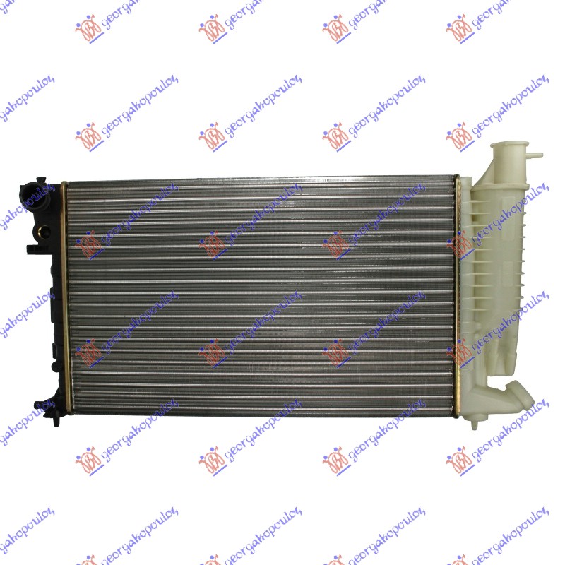 РАДИАТОР 1.6-1.8cc +A/C (61×36)