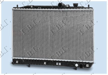 РАДИАТОР 1.5 8V-1,6-1.8 16V +/-A/C (67*37.6)