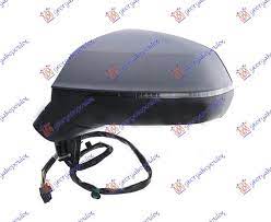 ОГЛЕДАЛО ЕЛЕКТРИЧЕСКО С НАГРЕВАТЕЛ,МИГАЧ И SIDE ASSIST ГРУНДИРАНО (8pin) (ВИСОКО КАЧЕСТВО) (АСФЕРИЧНО СТЪКЛО) Л.