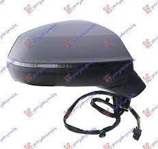 ОГЛЕДАЛО ЕЛЕКТРИЧЕСКО С НАГРЕВАТЕЛ,ПРИБИРАНЕ,МИГАЧ И SIDE ASSIST ГРУНДИРАНО (12pin) (ВИСОКО КАЧЕСТВО) (ИЗПЪКНАЛО СТЪКЛО) Д.