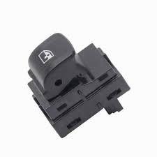 БУТОН ЗА ЕЛЕКТРИЧЕСКИ СТЪКЛА ПРЕДЕН ЧЕРЕН (3pin) Д.