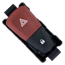 БУТОН ЗА АВАРИЙНИ СВЕТЛИНИ ЧЕРЕН (6pin)