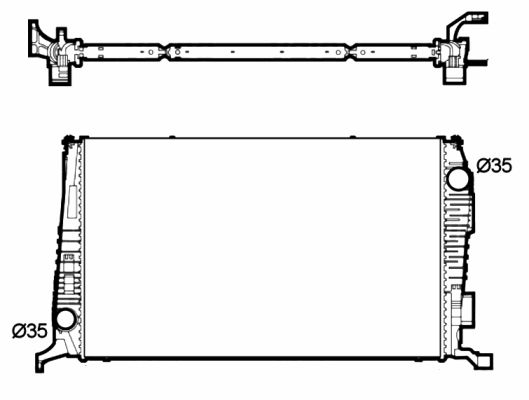 РАДИАТОР 1,5 DCI (62.8*39)