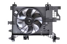 ВЕНТИЛАТОР РАДИАТОР KOMПЛЕКТ 1.5 ДИЗЕЛ (385mm) (2+2pin)