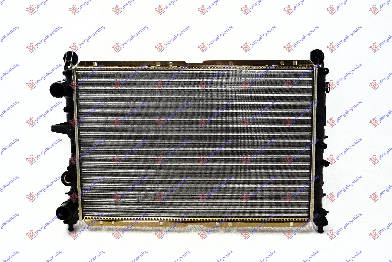 РАДИАТОР БЕНЗИН/ДИЗЕЛ +/-A/C (55,8×36,7)