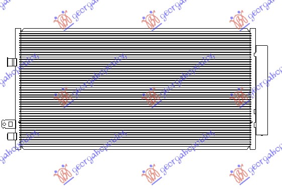 РАДИАТОР КЛИМАТИК 1.4iT-1.3-1.6-2.0MJTD/CRD