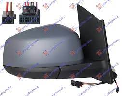 ОГЛЕДАЛО ЕЛЕКТРИЧЕСКО С НАГРЕВАТЕЛ,ПРИБИРАНЕ,АНТЕНА И SIDE ASSIST ГРУНДИРАНО (10pin) (ИЗПЪКНАЛО СТЪКЛО) (ВИСОКО КАЧЕСТВО) Д.