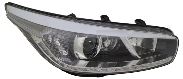 ФАР ЕЛЕКТРИЧЕСКИ 5 ВРАТИ ЧЕРЕН С МОТОР И ДНЕВНИ СВЕТЛИНИ LED (TYC) Д.